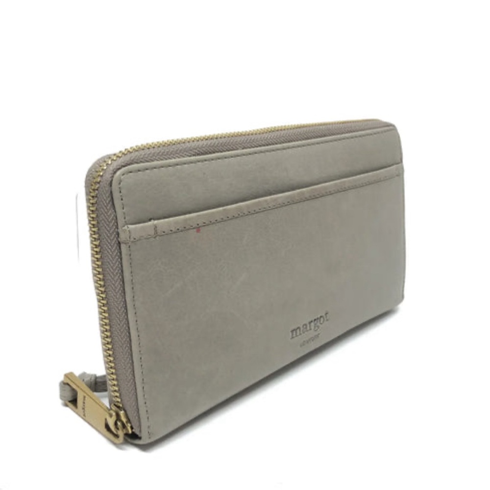 Margot leather zip around wallet